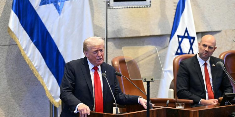 knesset-rede:-trump-spricht-von-beginn-„dauerhafter-harmonie“