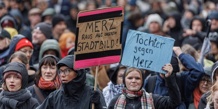 demos-gegen-merz‘-„stadtbild“-aeusserung-in-zahlreichen-staedten