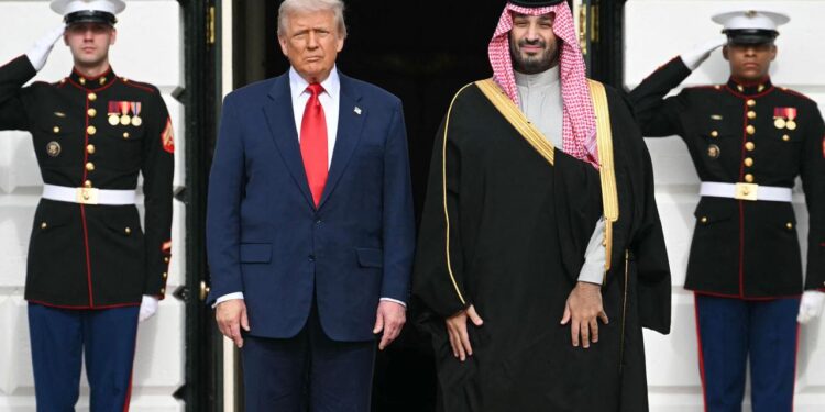 khashoggi-mord:-trump-erklaert-bin-salman-bei-besuch-fuer-unschuldig