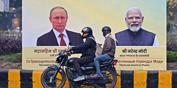 russlands-praesident-putin-besucht-premier-modi-in-indien
